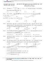 67TS247 DT de thi thu thpt qg mon toan truong thpt chuyen thai nguyen lan 2 nam 2017 co loi giai chi tiet  9370 1494315497 