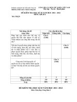 Đề kiểm tra học kì 2 giáo dục công dân 6 chẵn 