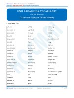  unit 2 reading and vocabulary TLBG 