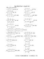 bai tap he phuong trinh 