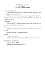 Đề kiểm tra học kì 1 địa lí 9 