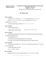 ĐỀ THI CHỌN HỌC SINH GIỎI LỚP 8 CẤP HUYỆN MÔN TOÁN QUẾ SƠN 20122013