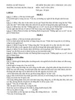 Đề kiểm tra học kì 2 môn ngữ văn 9 