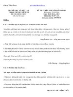 Đề thi văn 9 vào 10 thpt