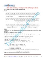 Dang toan hon hop kim loai tac dung voi dung dich muoi - hoá 9