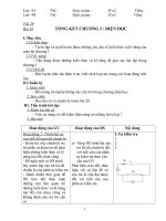 Giáo án vật lý 9 ba cột tiết 20 