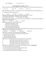 Tài liệu vật lí 9 hay, đầy đủ, chi tiết