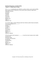 Marketing quốc tế  12  setting product strategies 