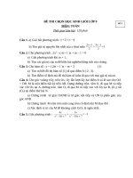 Mot so de thi HSG toan 9 