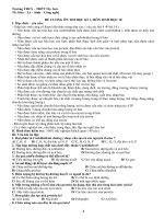 Đề cương ôn tập học kì 1 môn sinh 10