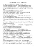 Đề thi số  trắc nghiệm tin học vào thuế, kho bạc, hải quan