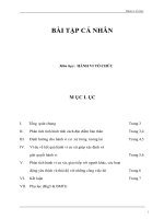 PHÂN TÍCH TÍNH CÁCH đặc điểm bản THÂN để ĐỊNH HƯỚNG HÀNH VI cư xử TRONG TƯƠNG LAI