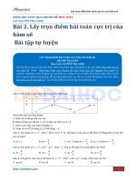 CỰC TRỊ đề bài  trên 9đ
