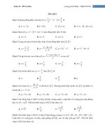 Khảo sát hàm số lớp 12