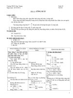 Giáo án lý 8 tuần 20 