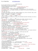 Câu hỏi ôn tập sinh 10 học kì 2