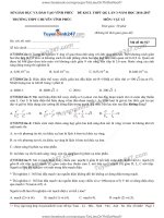 38  TS247 DT de thi thu thpt quoc gia mon vat ly truong thpt chuyen vinh phuc vinh phuc lan 1 nam 2017 co loi giai chi tiet  9309 1488679514 