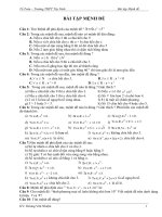 BAI TAP MENH DE TOAN 10