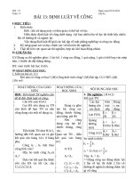 Giáo án vật lý 8 tuần 17 