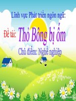 Bài giảng lớp Chồi chủ đề: Nghề nghiệp