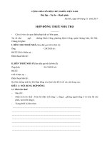 Hop dong thue nha tro 