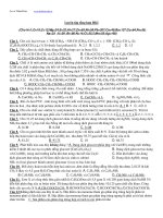 Bài tập ôn học kì 1 hoá 12  ôn thi thpt quốc gia môn Hoá