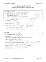 DAP AN thi vào thpt chuyên TOAN BINH PHUOC 20142015 