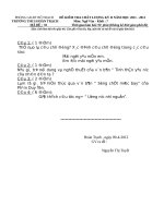 Đề kiểm tra học kì 2 môn văn 7 