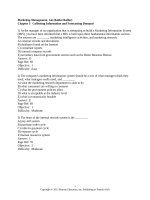 Marketing quốc tế  3 collect information and forecast demand 