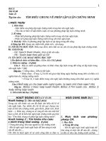 Tìm hiểu chung về phép lập luận chứng minh 