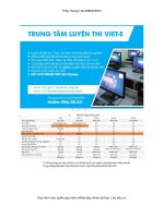VIET e sharing chuyên đề tiếp tuyến của hàm số