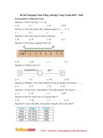 lop 3  p3 tong hop de thi violympic toan tieng anh tat ca cac vong co dap an 3 