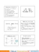 TÀI CHÍNH TIỀN TỆ   Chapter 1 overview august2011 