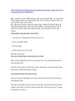 Thành phần trong bài thuốc chữa cận thị