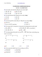 50 cau hoi trac nghiem toan 10 ve hinh hoc 