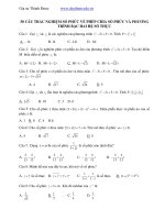 50 cau trac nghiem so phuc 50 cau trac nghiem so phuc 