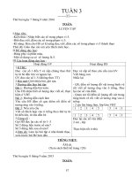 Giáo án lớp 1 TUẦN 3 2017