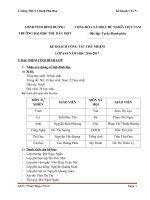 KẾ HOẠCH CÔNG TÁC CHỦ NHIỆM  LỚP 6