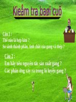 BÀI GIẢNG SỰ ĂN MÒN KIM LOẠI