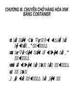 Vận tải và giao nhận trong ngoại thươngslide chuong III 