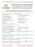 H02. Lý thuyết trọng tâm về LIPIT  CHẤT BÉO 