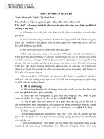 Phiếu đánh giá tiêu chí 2 của hoa 