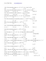 nhung cau trac nghiem gtln gtnn hay trac nghiem gtlnnn 