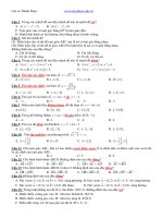 tu luan trac nghiem mon toan 10 