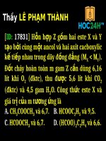 Lý thuyết và bài tập về Este