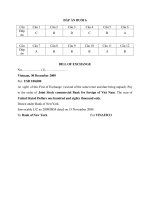 Thanh toán quốc tế BUOI 10  đáp án BUỔI 9 THANH TOAN QUOC TE 