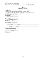 Đề kiểm tra học kì 1 môn công nghệ lớp 8 