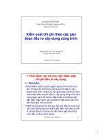 Kiem soat chi phi theo cac giai doan dau tu XDCT luu truong  