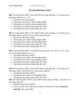 on tap hinh hoc 12 hk2 day du bt hinh on chuong 12 lop 12 