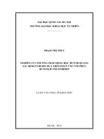 Nghiên cứu phương pháp động học huỳnh quang xác định tyrosin dựa trên phản ứng với phức Ruteni(II) polypiridin 